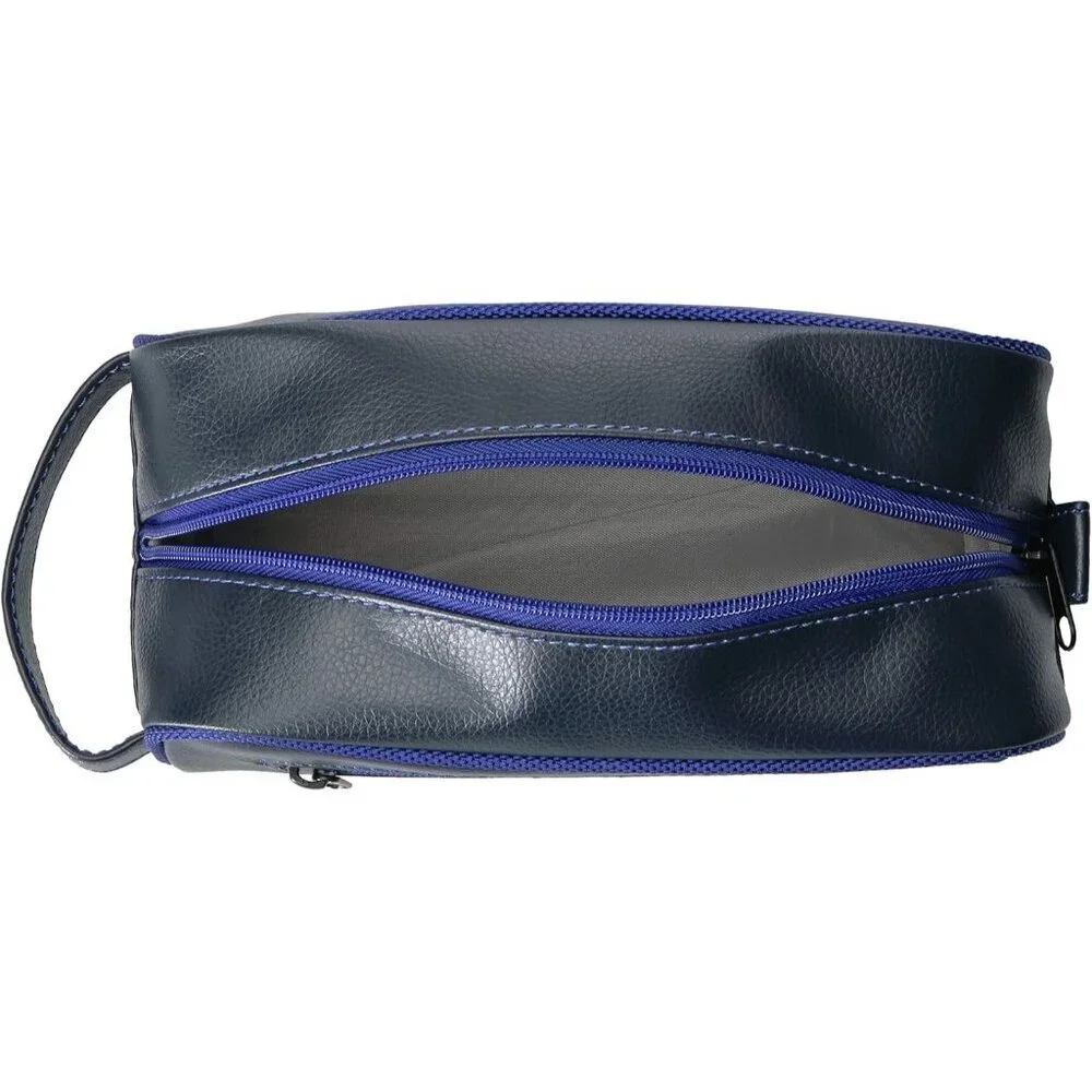 Men's Royal Blue Accessories Men's Top Zip Travel Kit Toiletry Bag Organizer